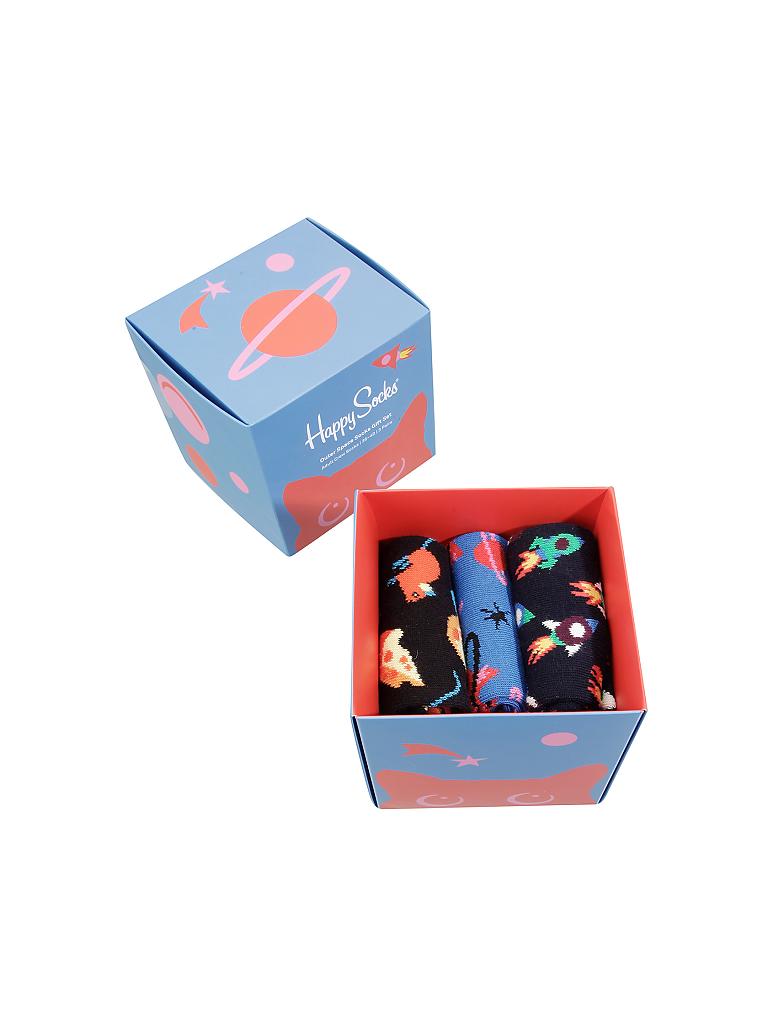 Happy Socks Crew-Socken Mit Geschenkbox – 4 Paar Bunte Muster Für Damen & Herren